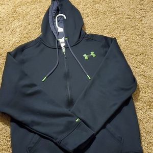 Zip up hooded sweatshirt